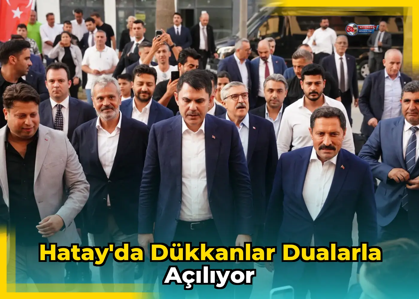 Hatay'da dükkanlar dualarla açılıyor