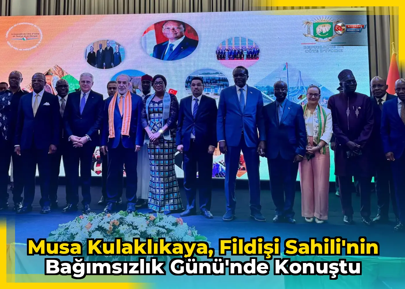 Musa Kulaklıkaya, Fildişi Sahili'nin Bağımsızlık Günü'nde Konuştu