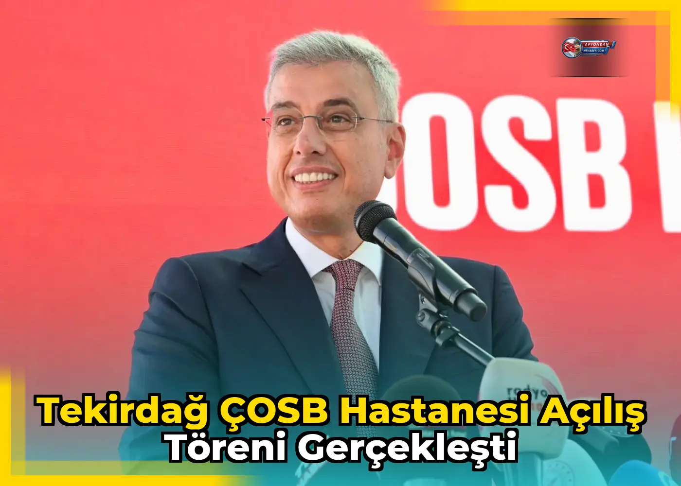 Tekirdağ ÇOSB Hastanesi Açılış Töreni Gerçekleşti