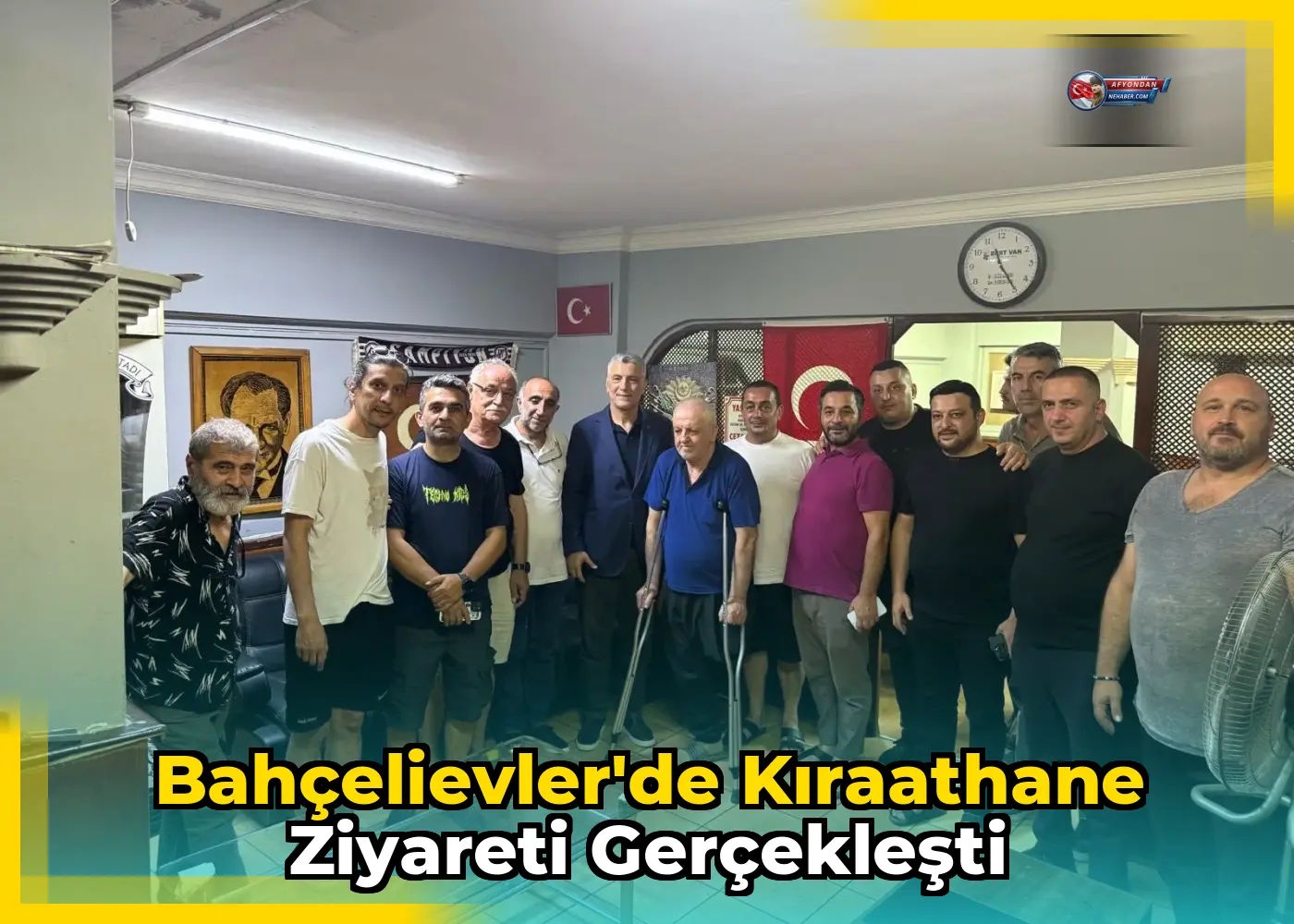 Bahçelievler'de Kıraathane Ziyareti Gerçekleşti