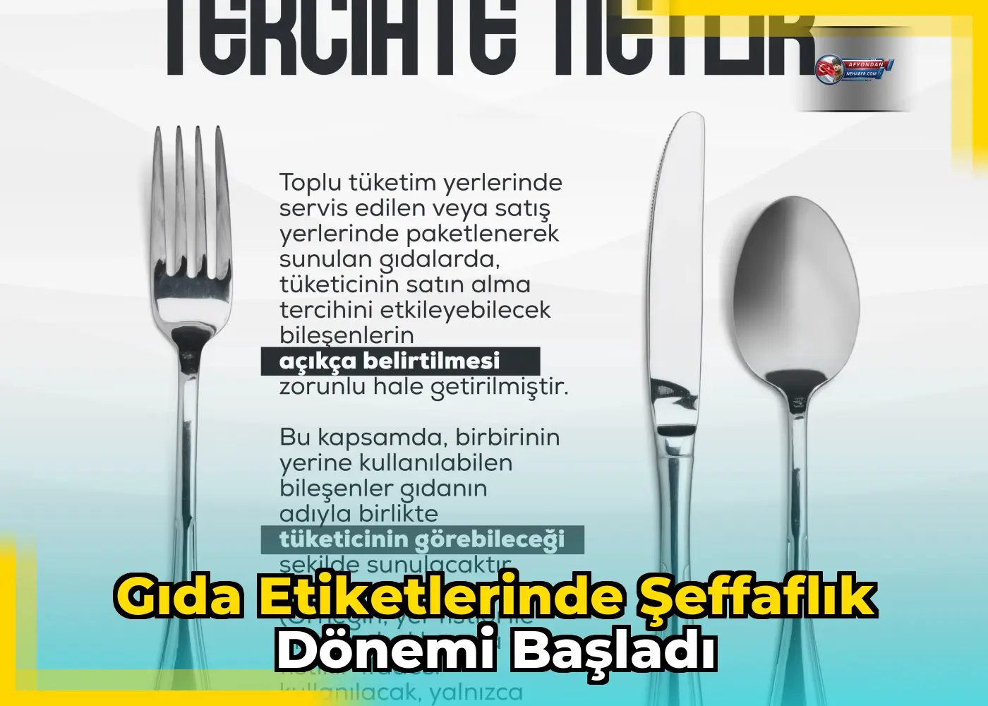 Gıda etiketlerinde şeffaflık dönemi başladı
