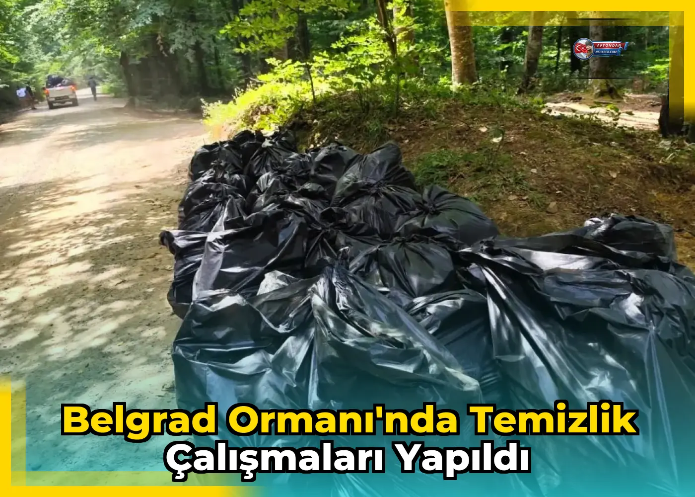 Belgrad Ormanı'nda temizlik çalışmaları yapıldı