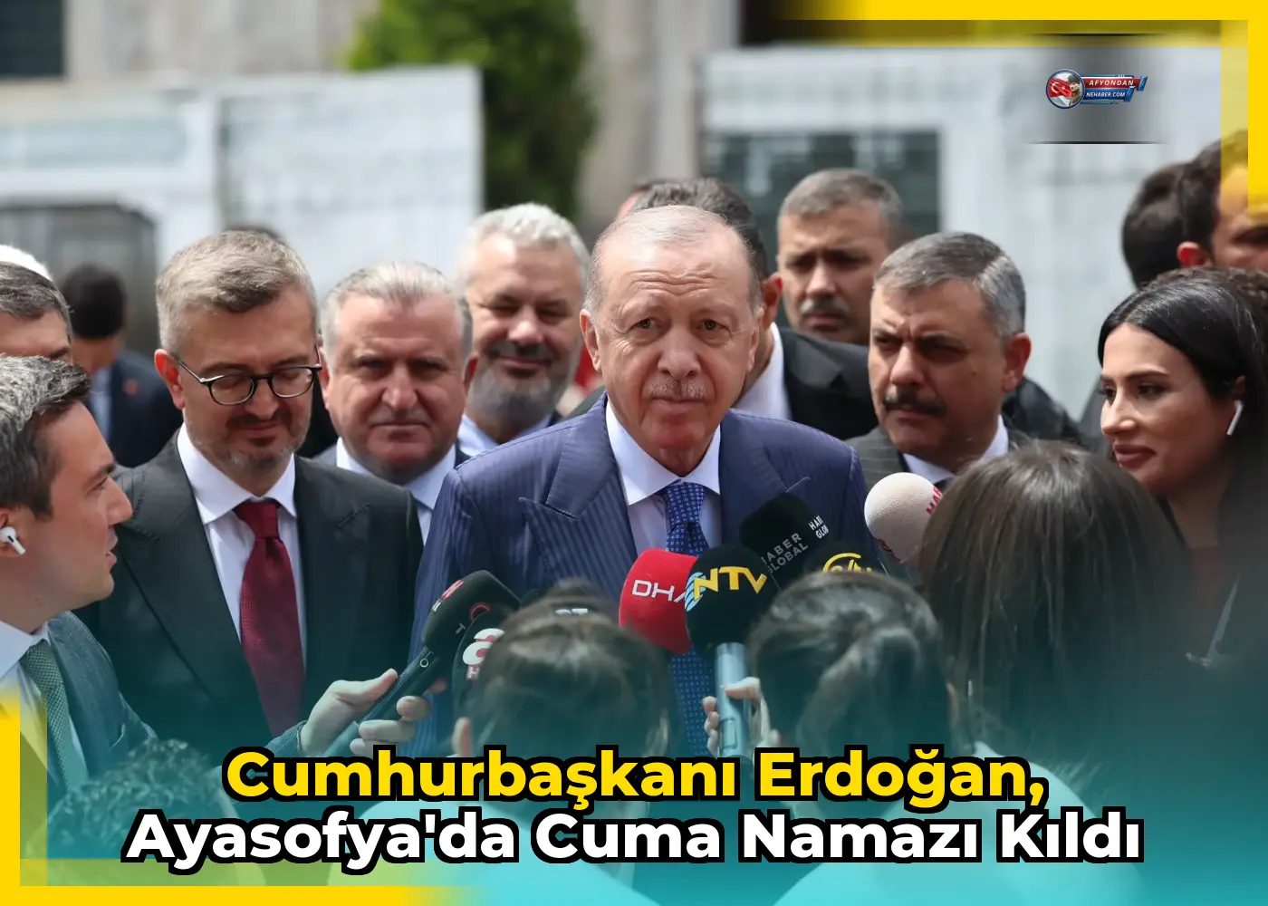 Cumhurbaşkanı Erdoğan, Ayasofya'da Cuma Namazı Kıldı