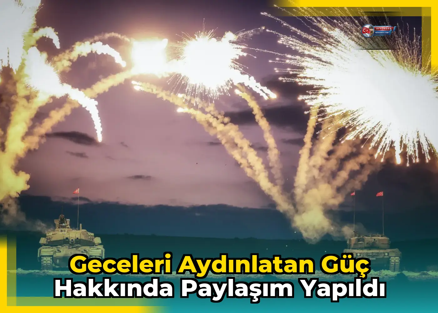 Geceleri aydınlatan güç hakkında paylaşım yapıldı