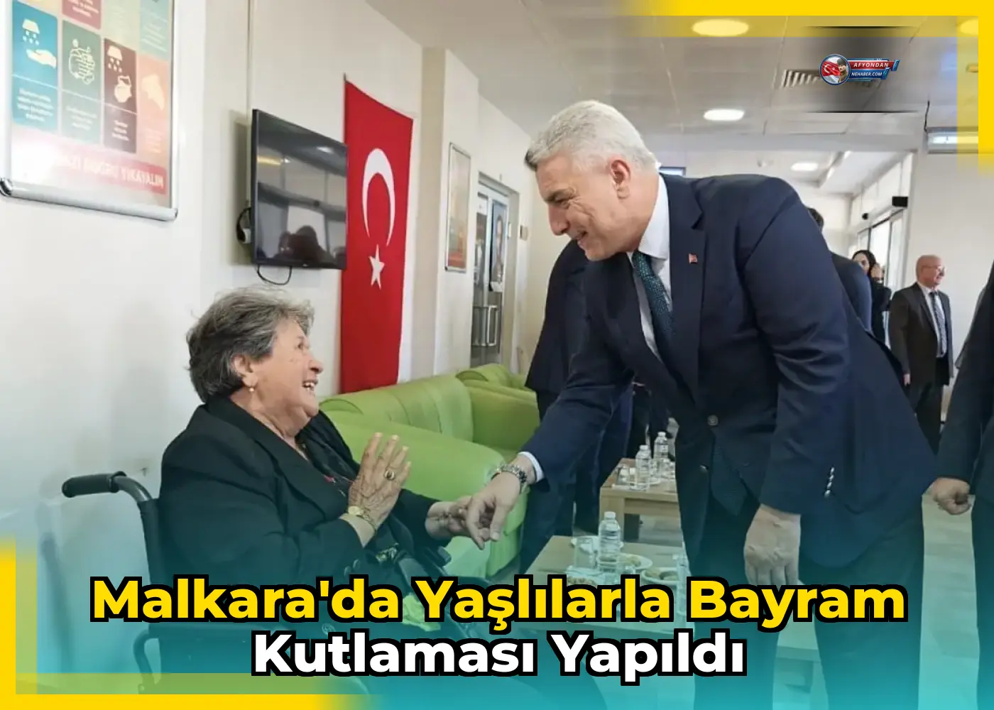 Malkara'da Yaşlılarla Bayram Kutlaması Yapıldı