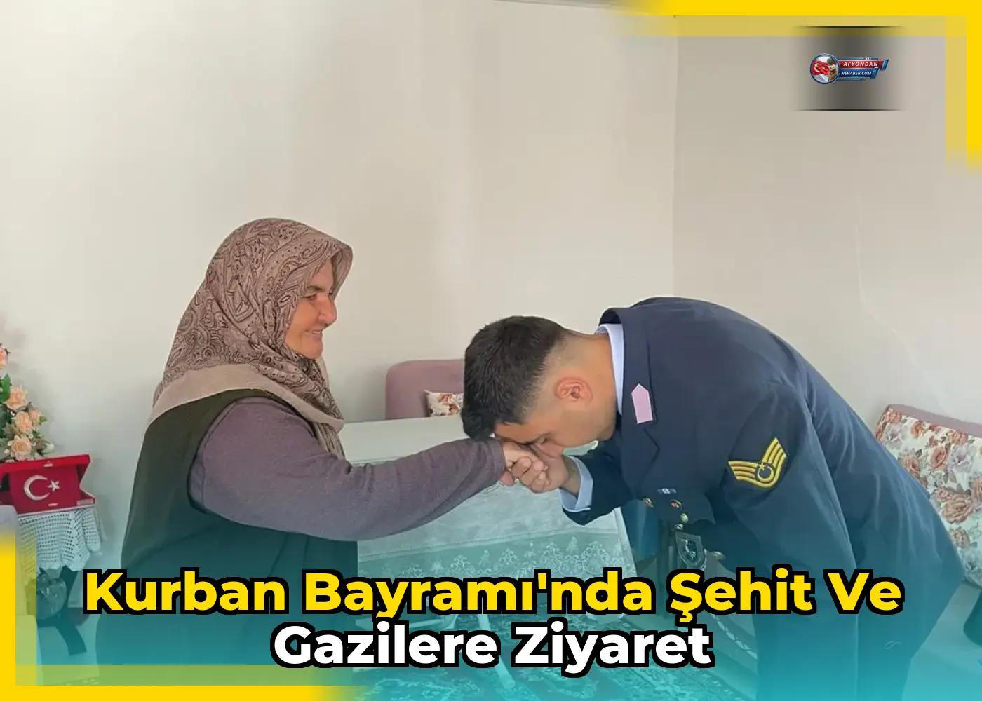Kurban Bayramı'nda şehit ve gazilere ziyaret