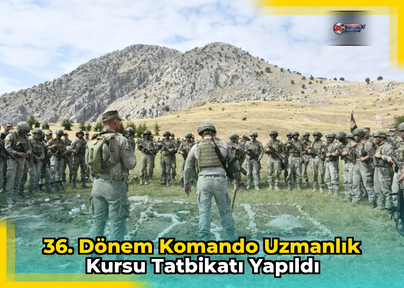36. Dönem Komando Uzmanlık Kursu Tatbikatı Yapıldı