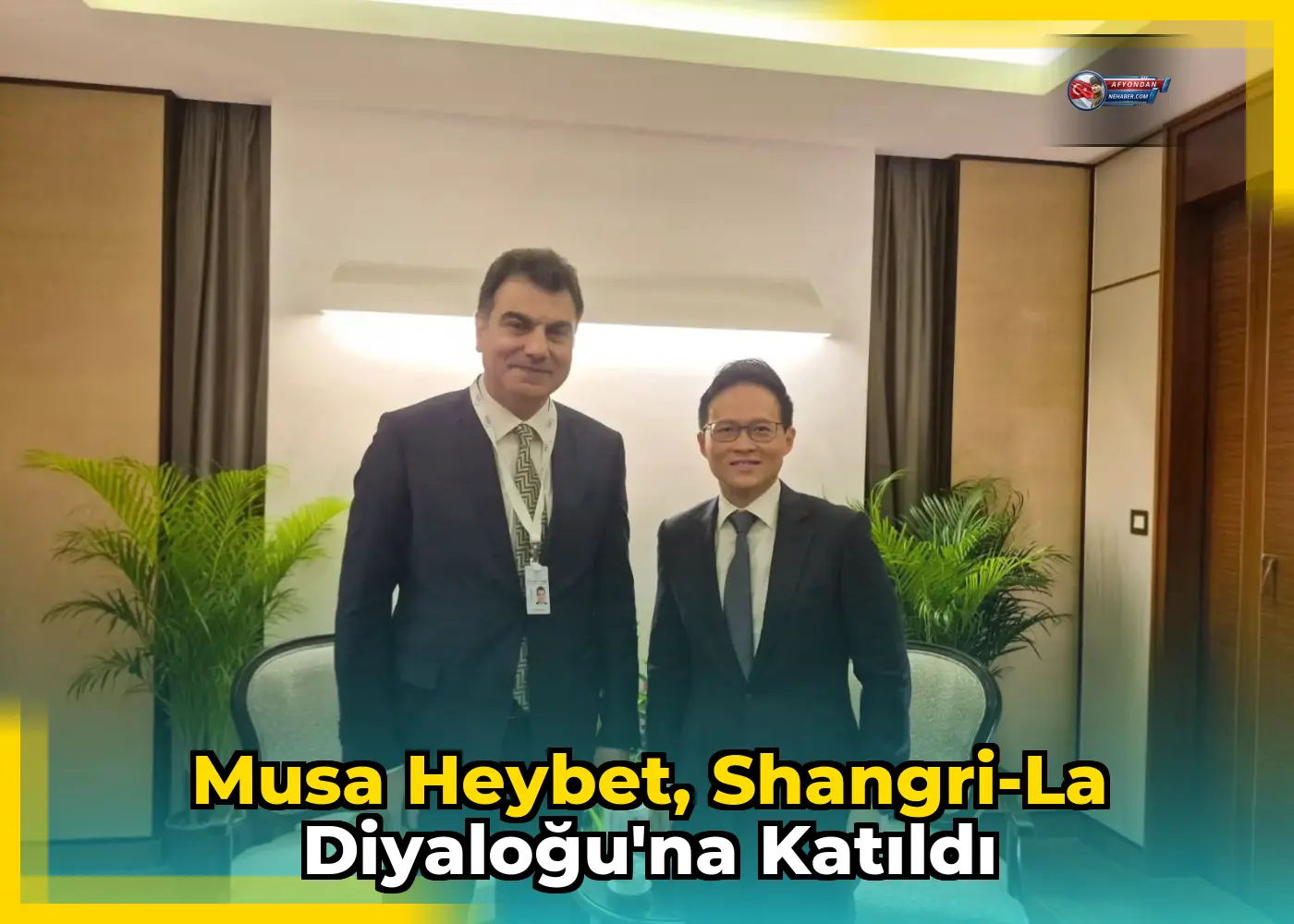 Musa Heybet, Shangri-La Diyaloğu'na Katıldı