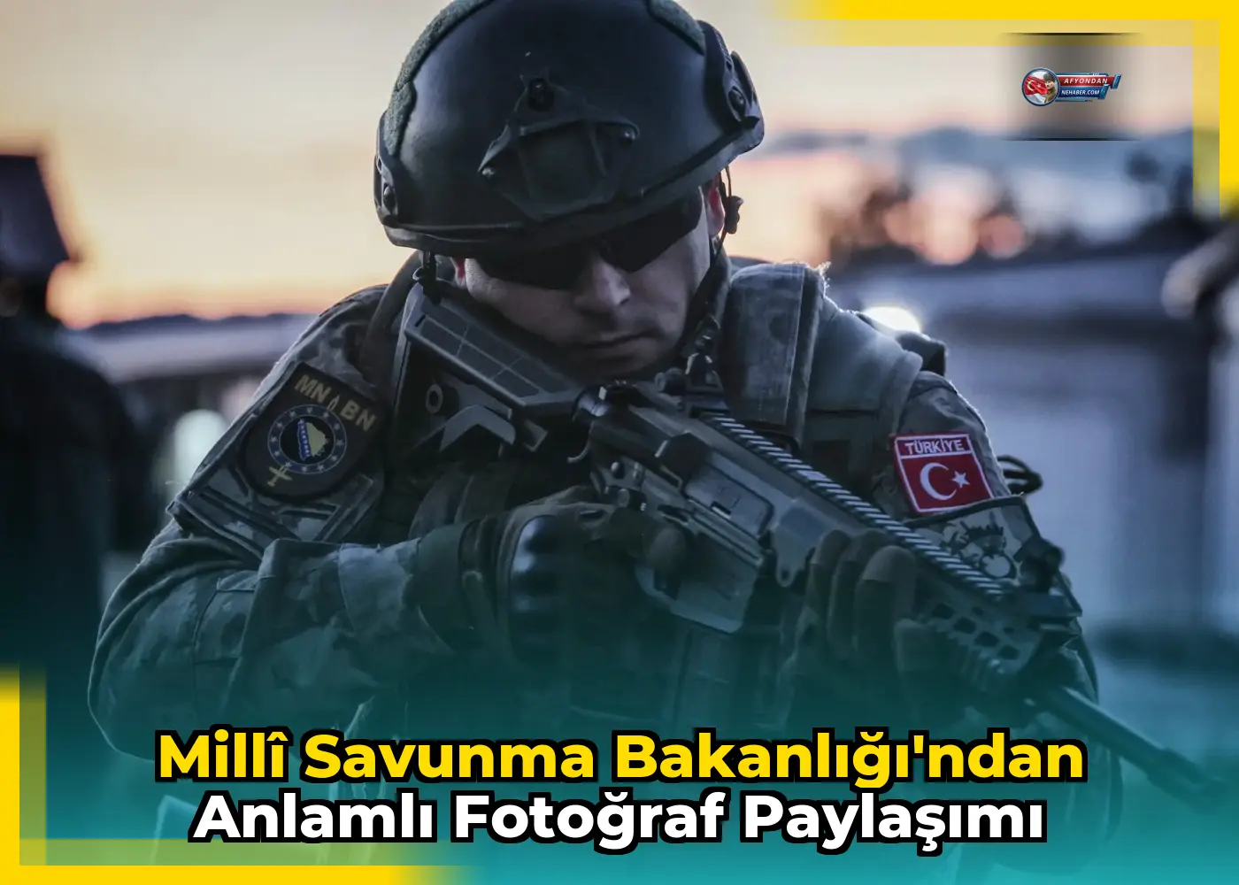 Millî Savunma Bakanlığı'ndan anlamlı fotoğraf paylaşımı