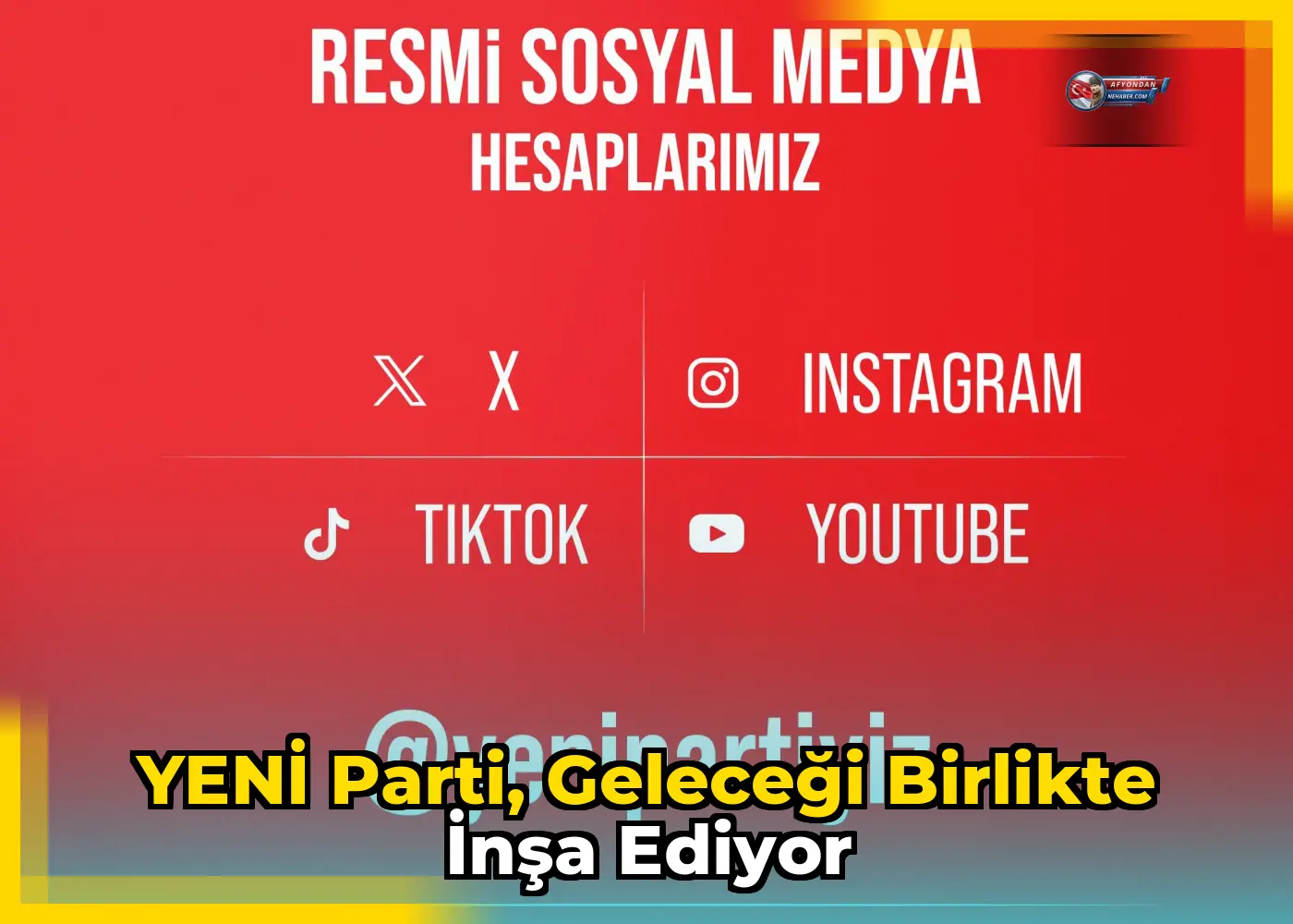 YENİ Parti, geleceği birlikte inşa ediyor