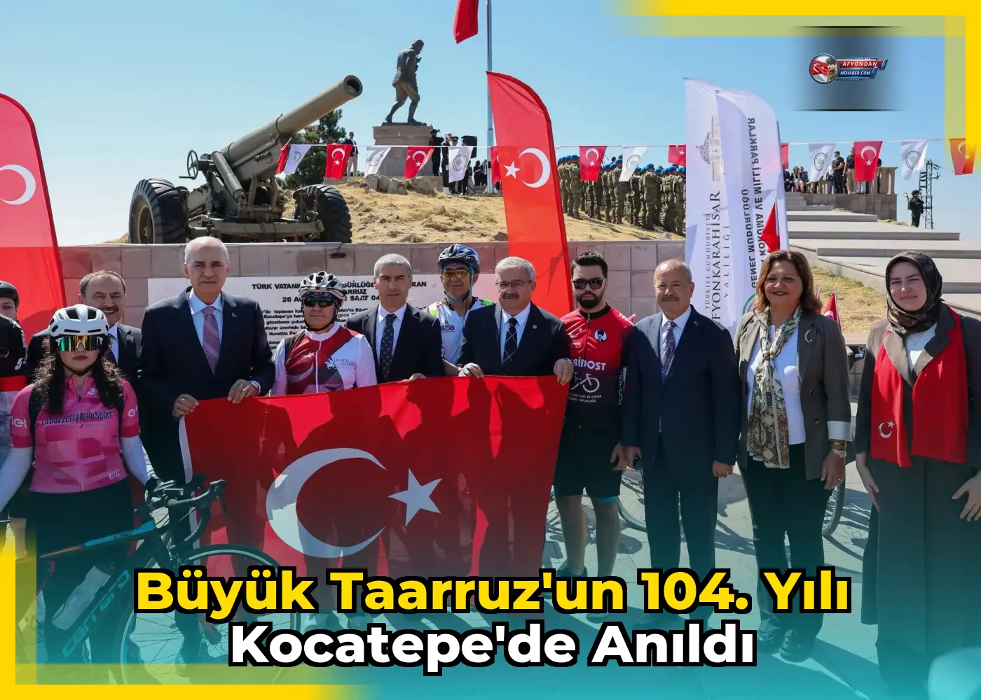 Büyük Taarruz'un 104. yılı Kocatepe'de anıldı