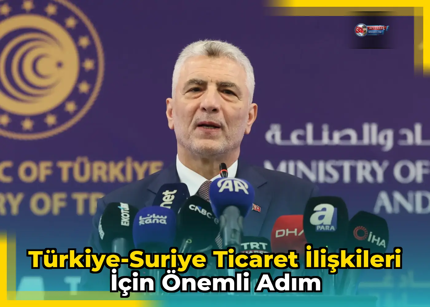 Türkiye-Suriye ticaret ilişkileri için önemli adım