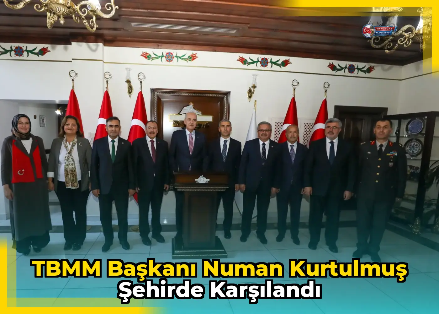 TBMM Başkanı Numan Kurtulmuş Şehirde Karşılandı