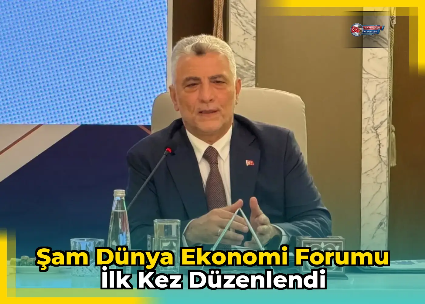 Şam Dünya Ekonomi Forumu ilk kez düzenlendi