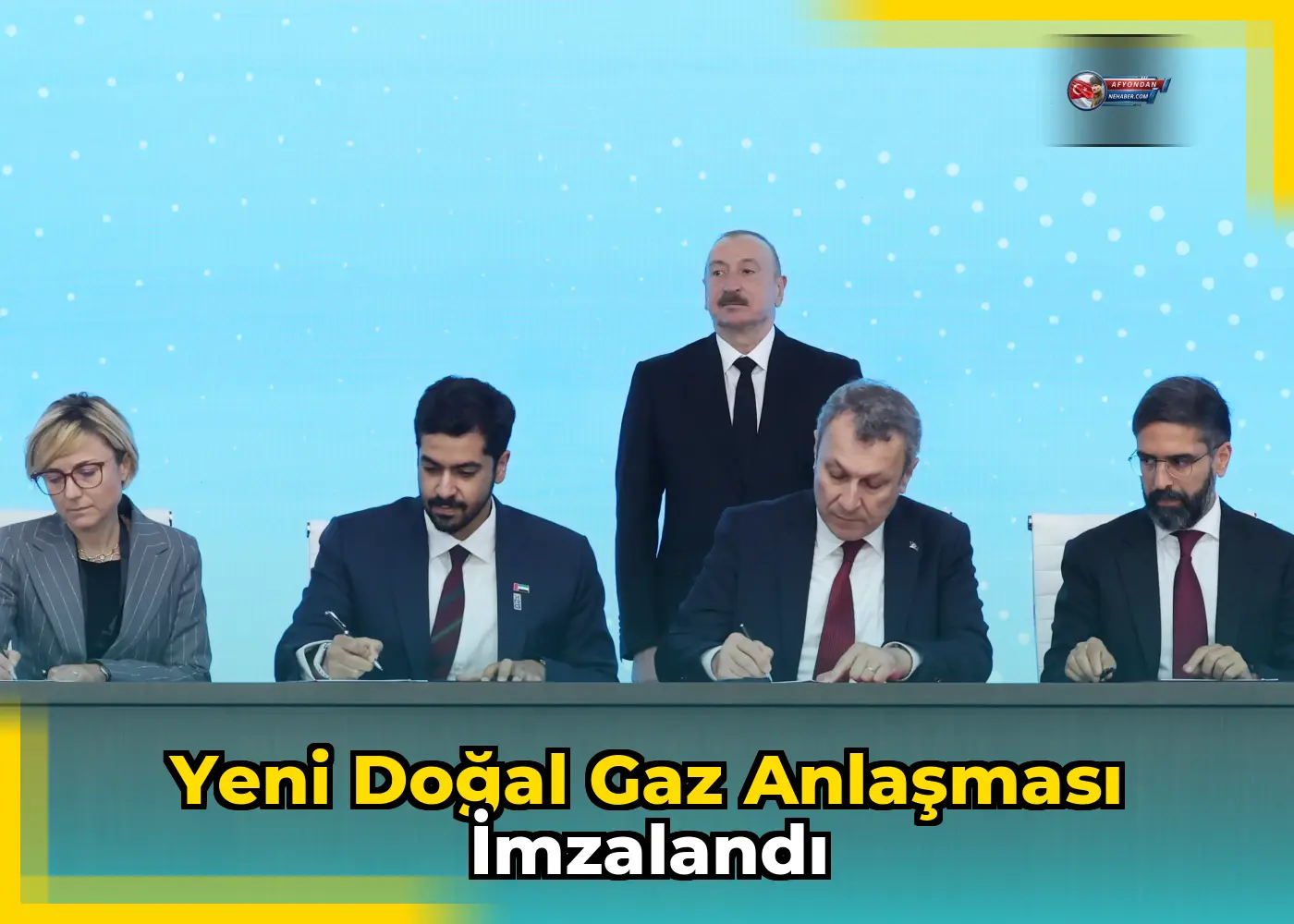 Yeni doğal gaz anlaşması imzalandı