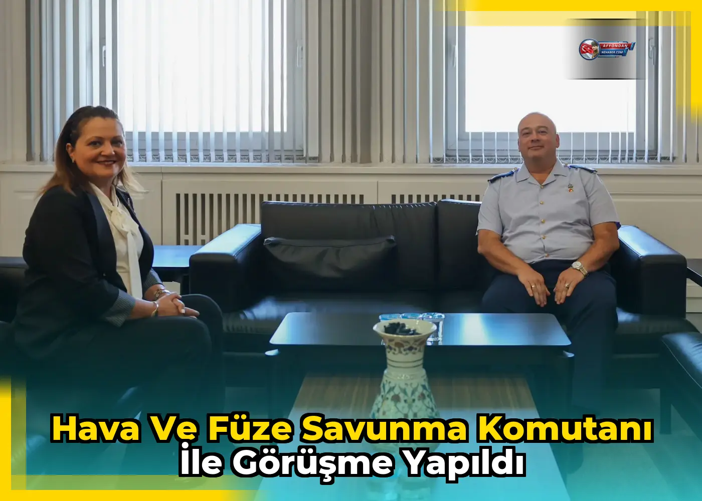 Hava ve Füze Savunma Komutanı ile görüşme yapıldı