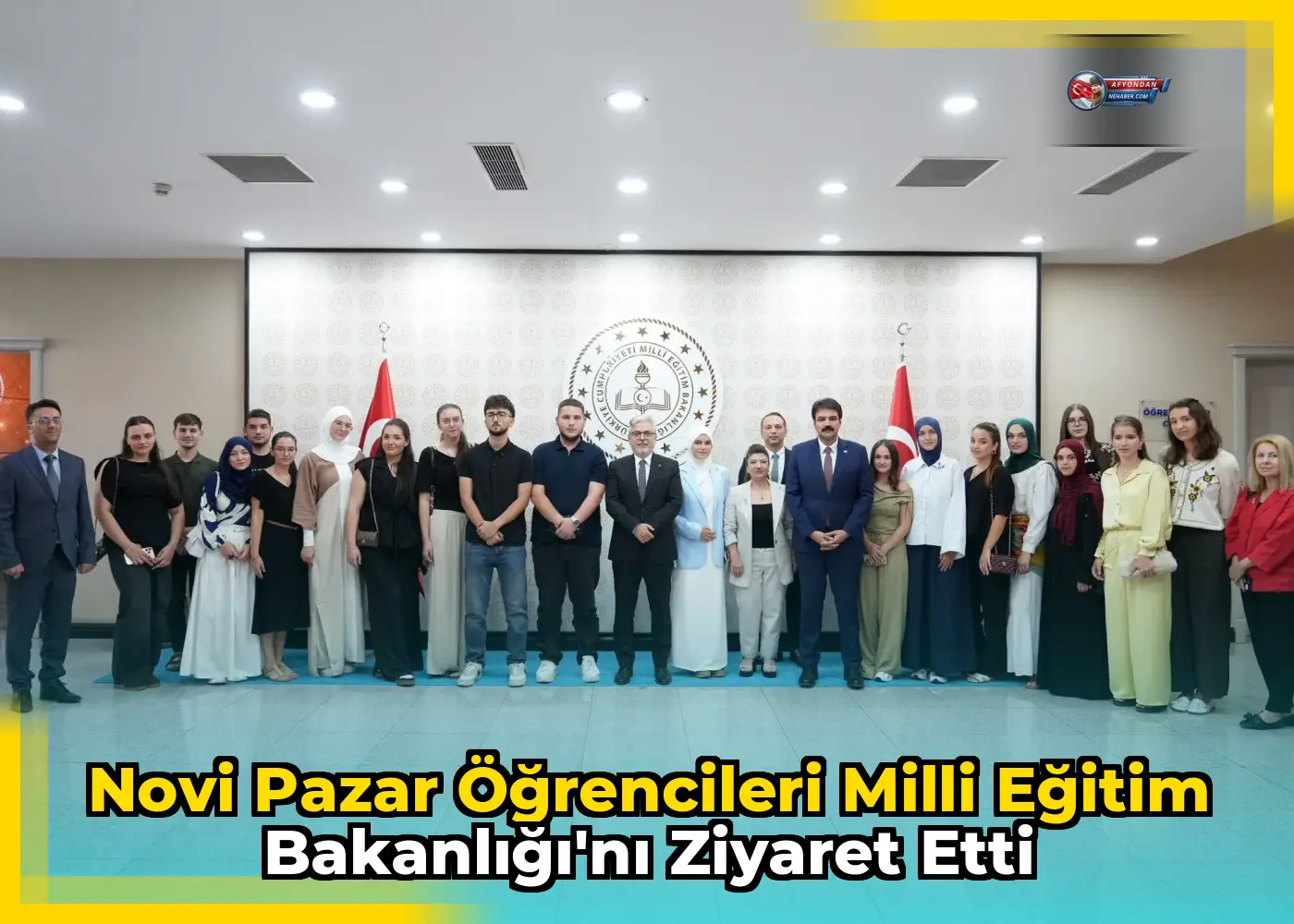 Novi Pazar Öğrencileri Milli Eğitim Bakanlığı'nı Ziyaret Etti