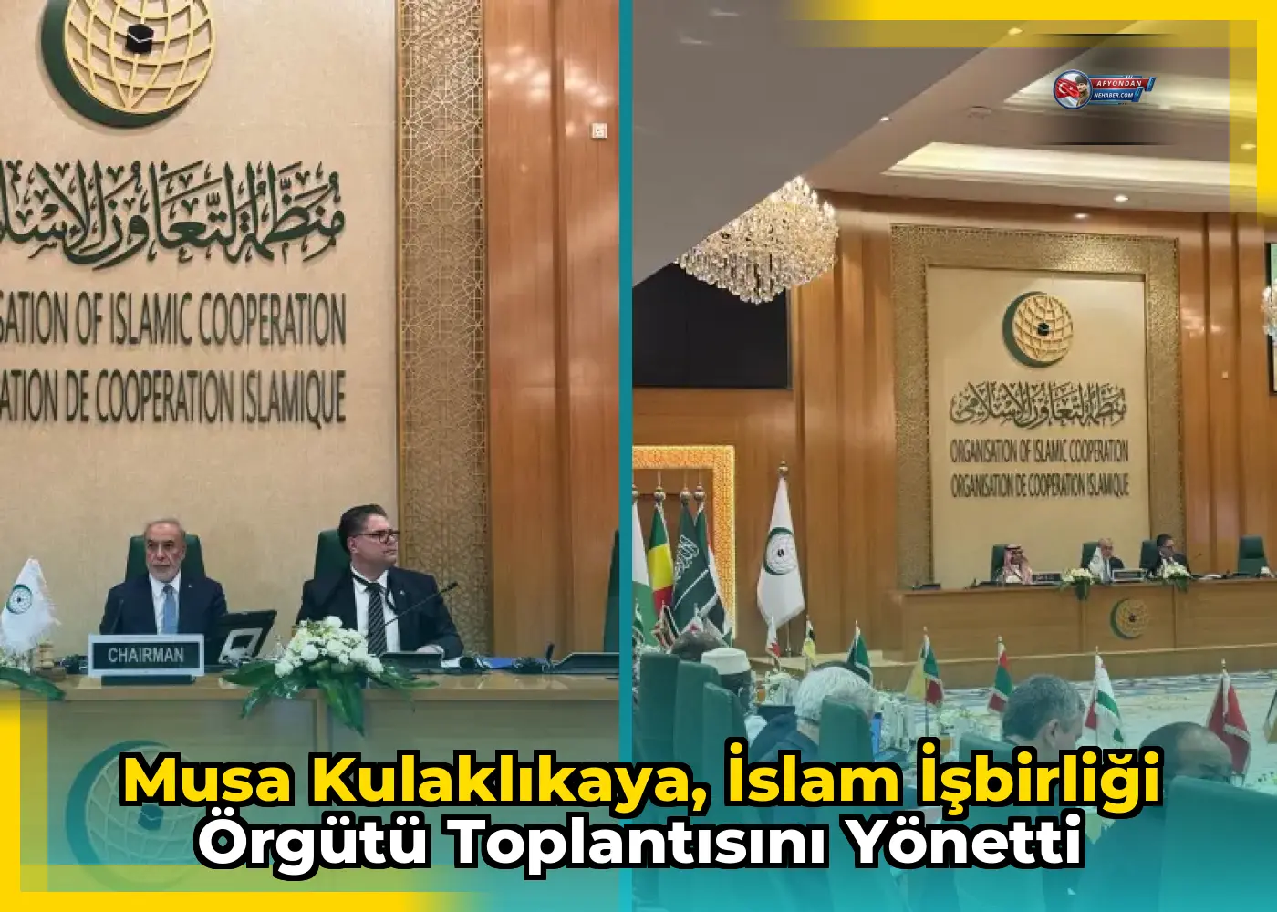 Musa Kulaklıkaya, İslam İşbirliği Örgütü toplantısını yönetti
