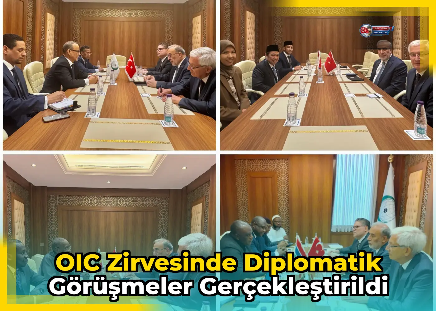 OIC Zirvesinde Diplomatik Görüşmeler Gerçekleştirildi