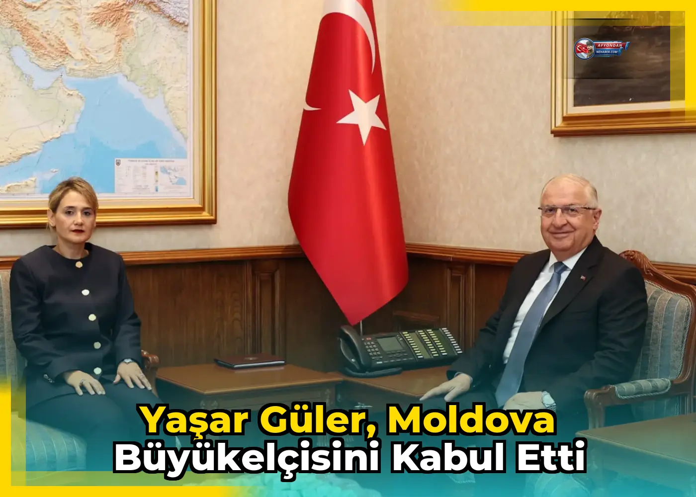 Yaşar Güler, Moldova Büyükelçisini kabul etti