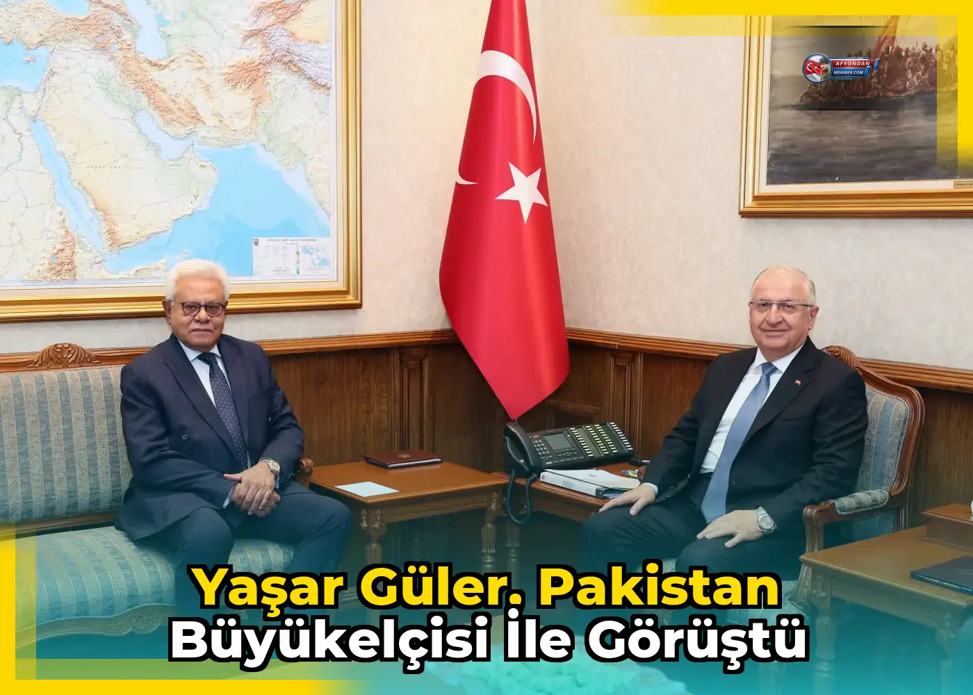 Yaşar Güler, Pakistan Büyükelçisi ile görüştü