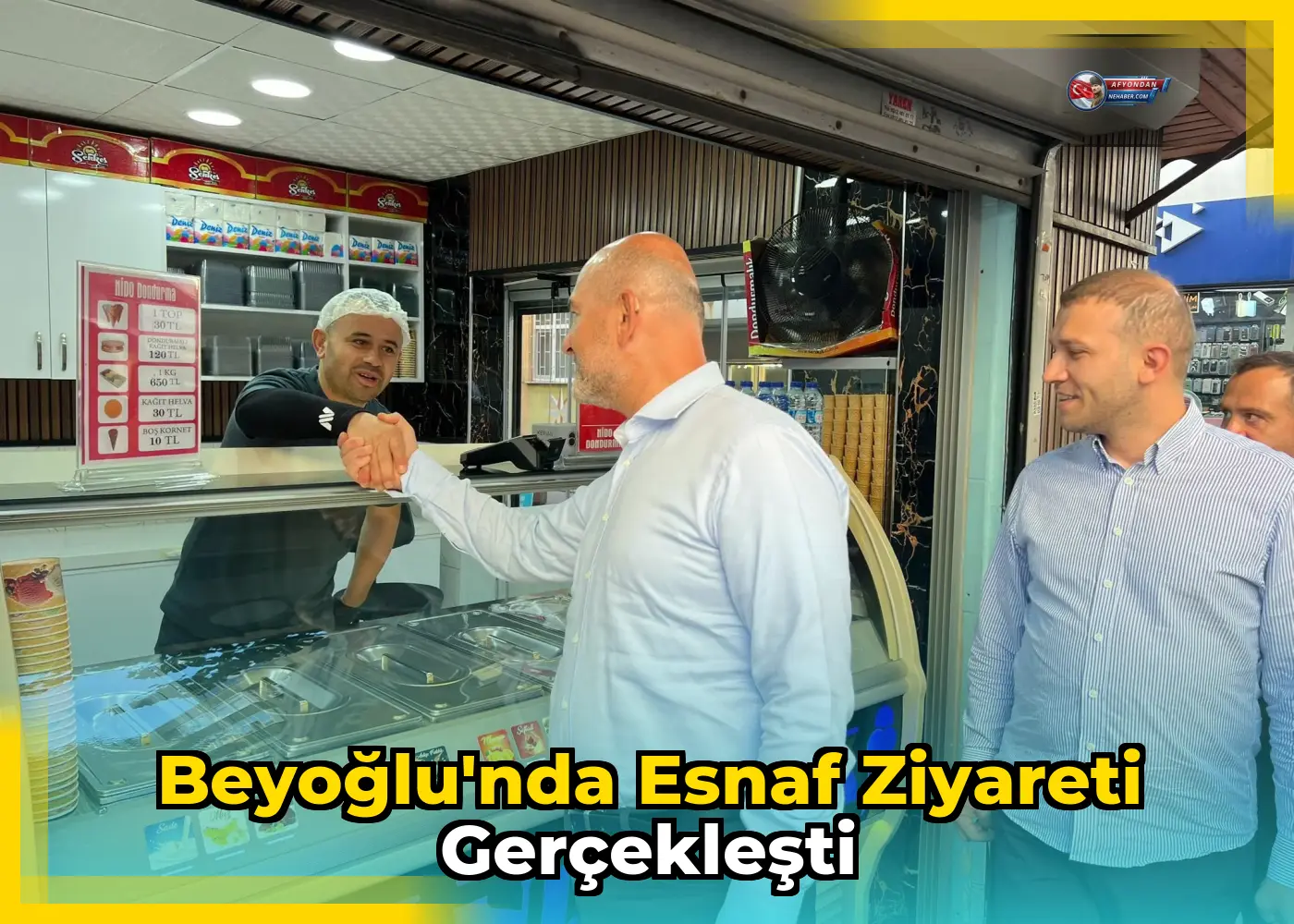 Beyoğlu'nda Esnaf Ziyareti Gerçekleşti