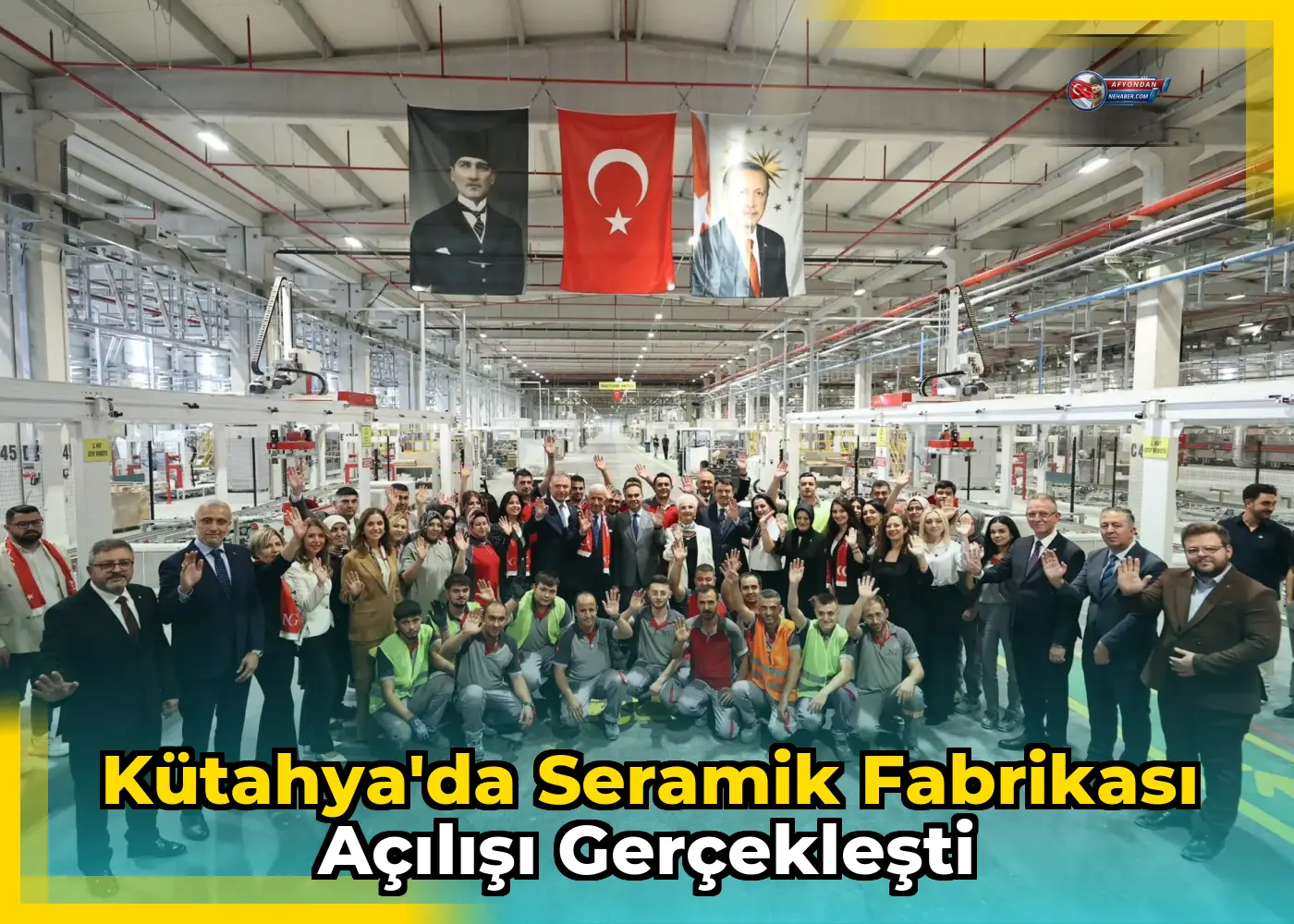 Kütahya'da Seramik Fabrikası Açılışı Gerçekleşti