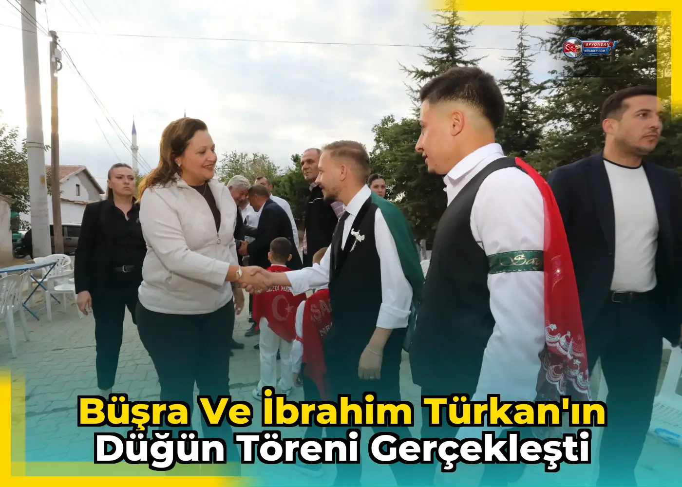 Büşra ve İbrahim Türkan'ın düğün töreni gerçekleşti