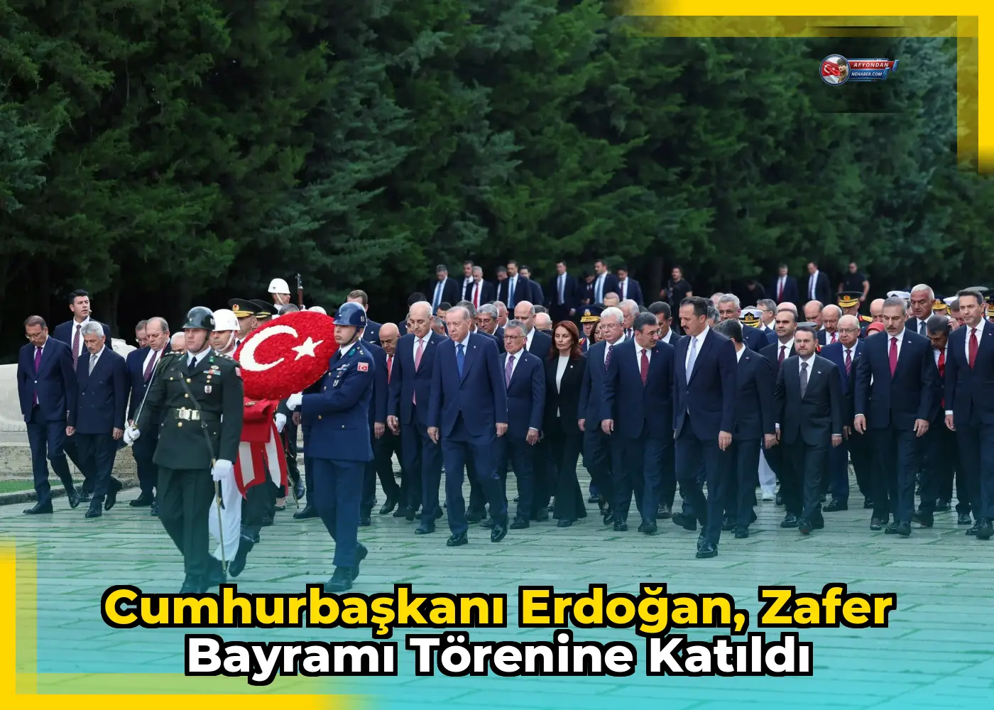 Cumhurbaşkanı Erdoğan, Zafer Bayramı törenine katıldı