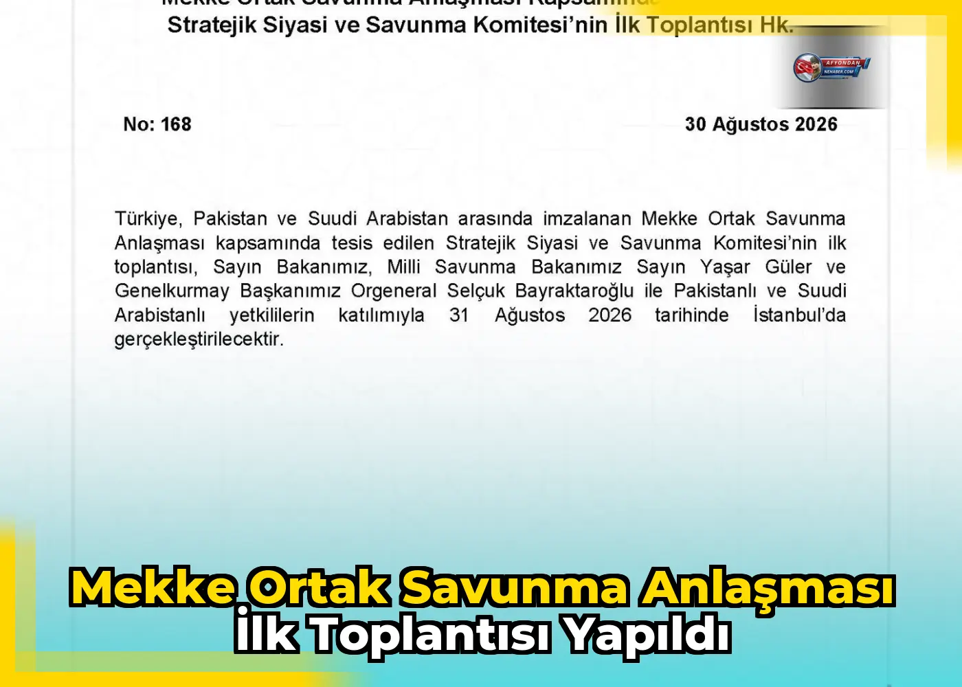 Mekke Ortak Savunma Anlaşması İlk Toplantısı Yapıldı