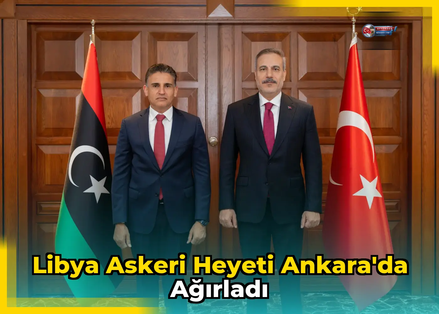 Libya Askeri Heyeti Ankara'da Ağırladı