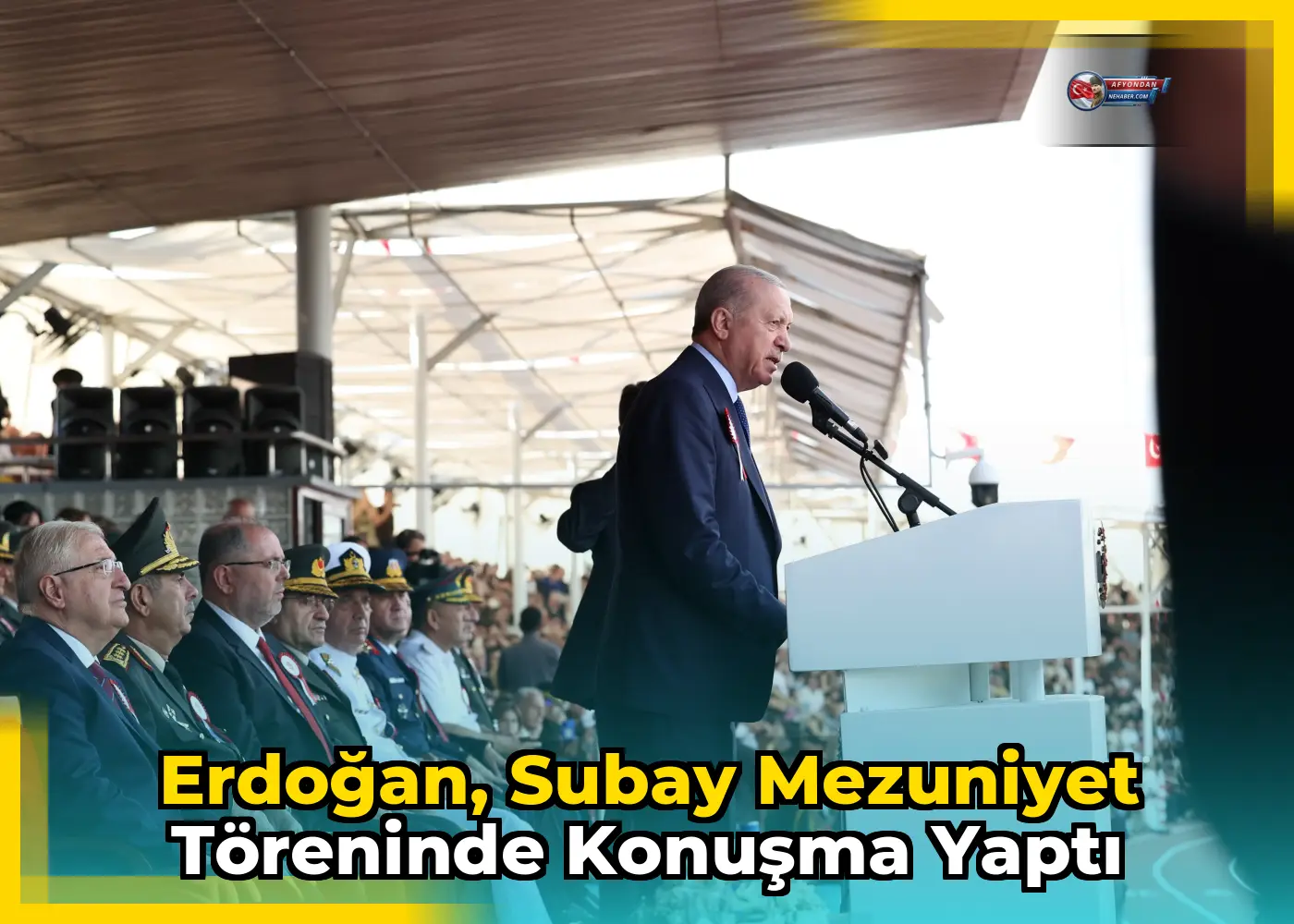 Erdoğan, Subay Mezuniyet Töreninde Konuşma Yaptı