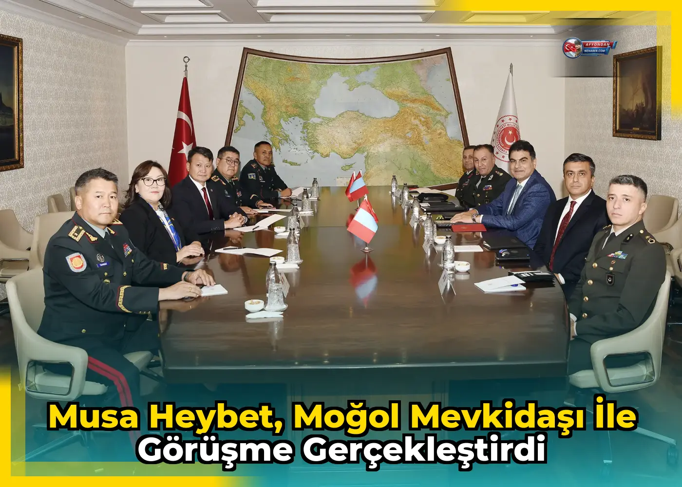 Musa Heybet, Moğol Mevkidaşı ile Görüşme Gerçekleştirdi