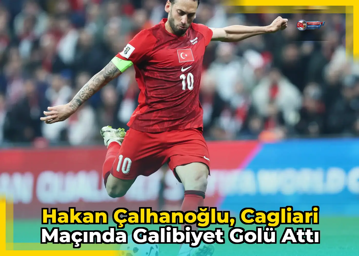 Hakan Çalhanoğlu, Cagliari maçında galibiyet golü attı
