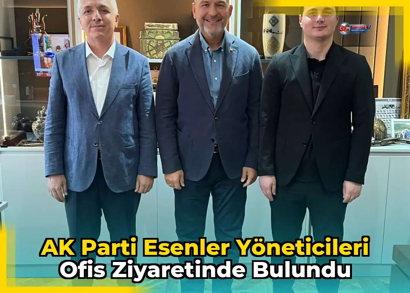 AK Parti Esenler yöneticileri ofis ziyaretinde bulundu