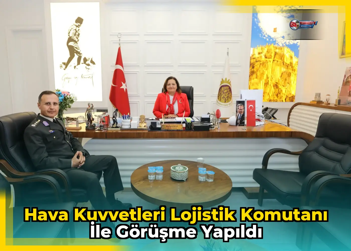 Hava Kuvvetleri Lojistik Komutanı ile görüşme yapıldı