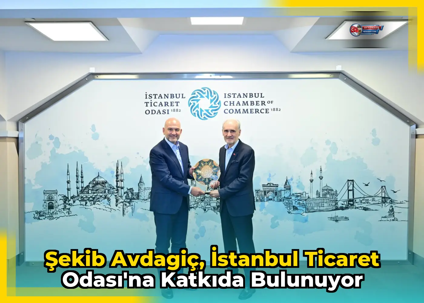 Şekib Avdagiç, İstanbul Ticaret Odası'na katkıda bulunuyor