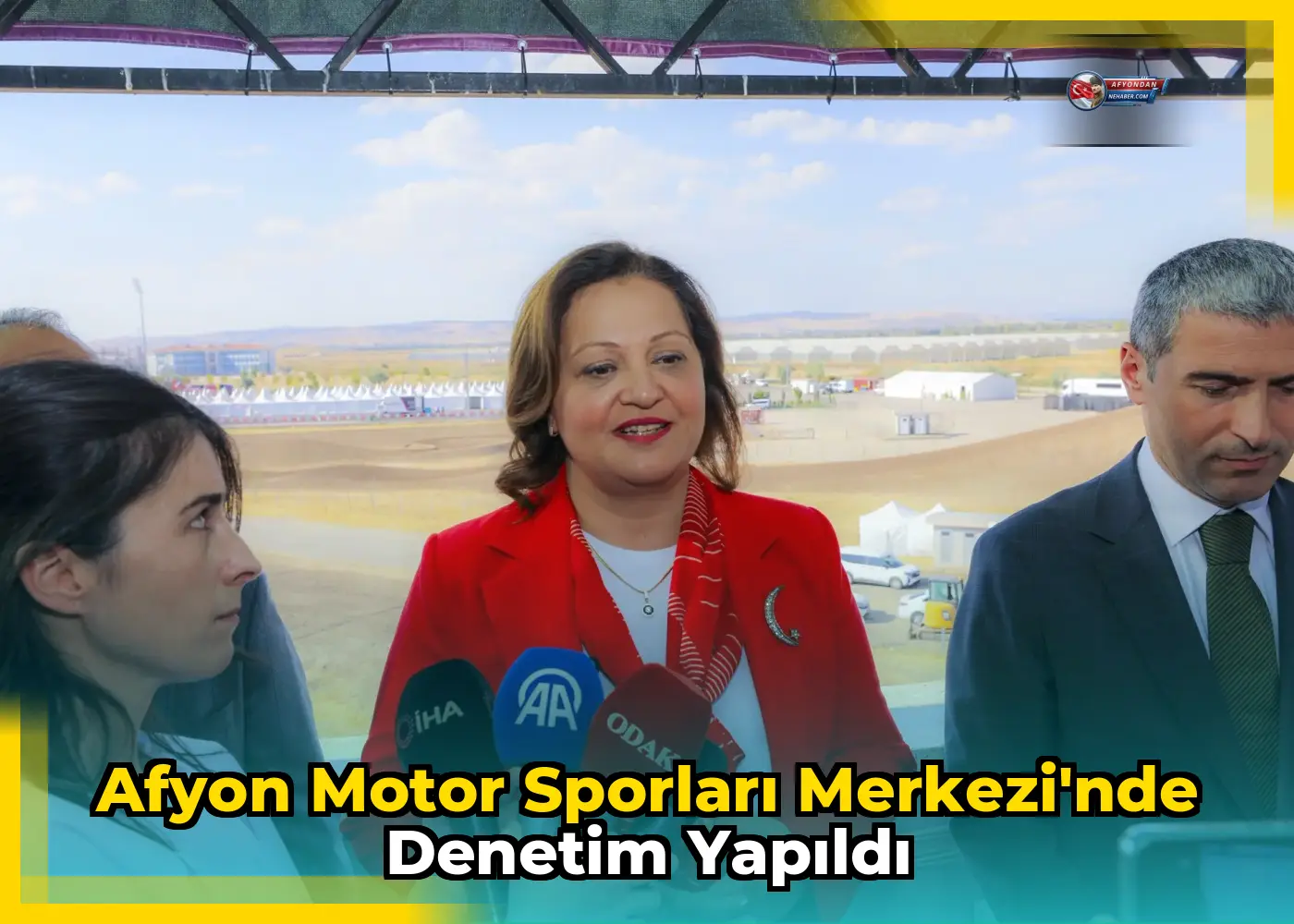Afyon Motor Sporları Merkezi'nde denetim yapıldı