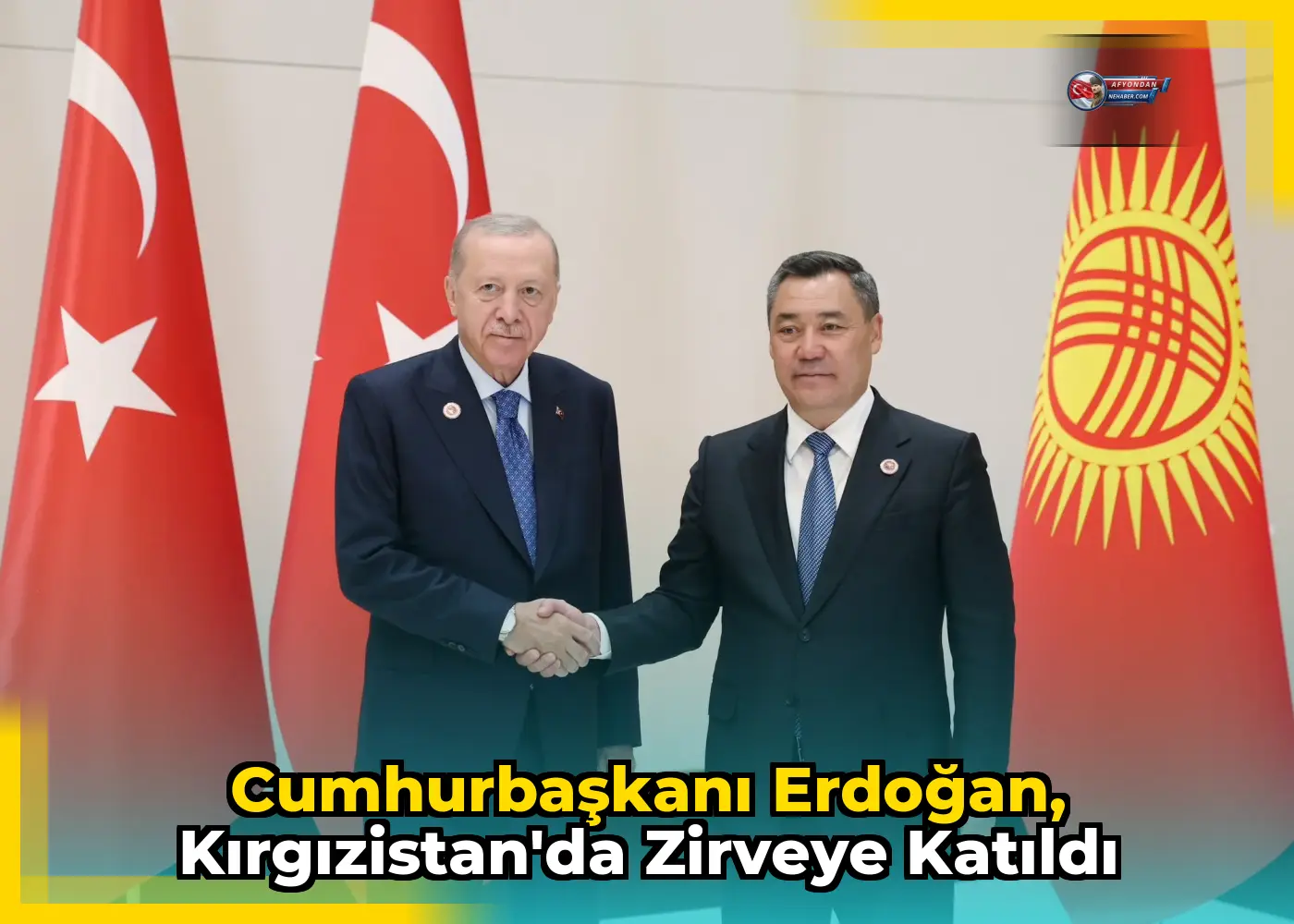 Cumhurbaşkanı Erdoğan, Kırgızistan'da Zirveye Katıldı