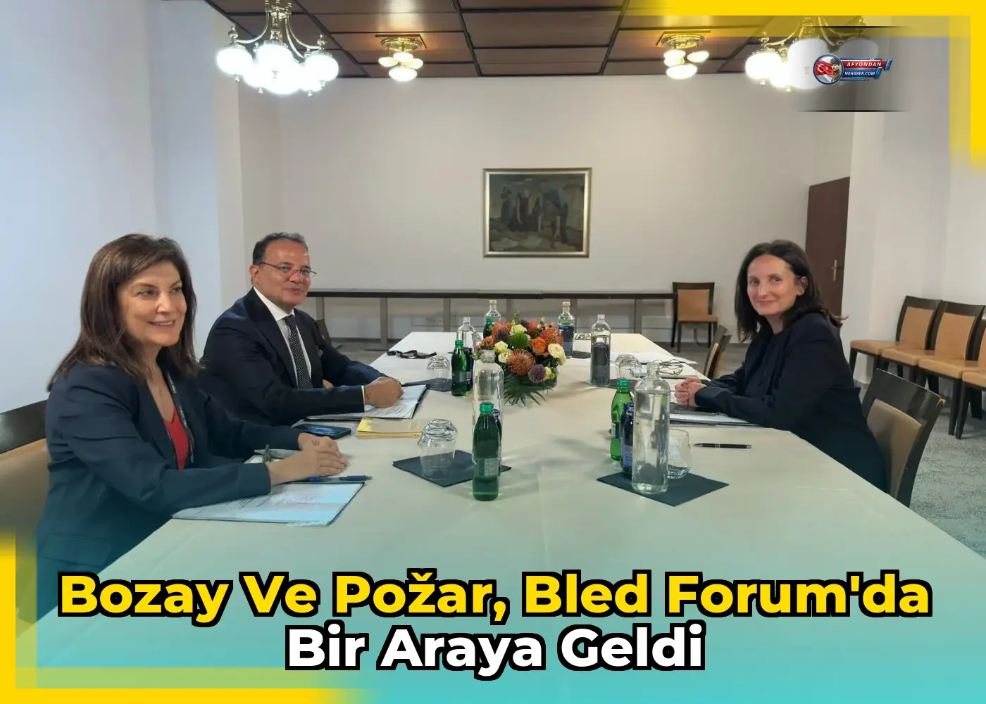 Bozay ve Požar, Bled Forum'da bir araya geldi