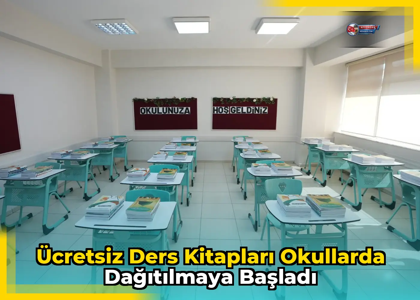 Ücretsiz Ders Kitapları Okullarda Dağıtılmaya Başladı