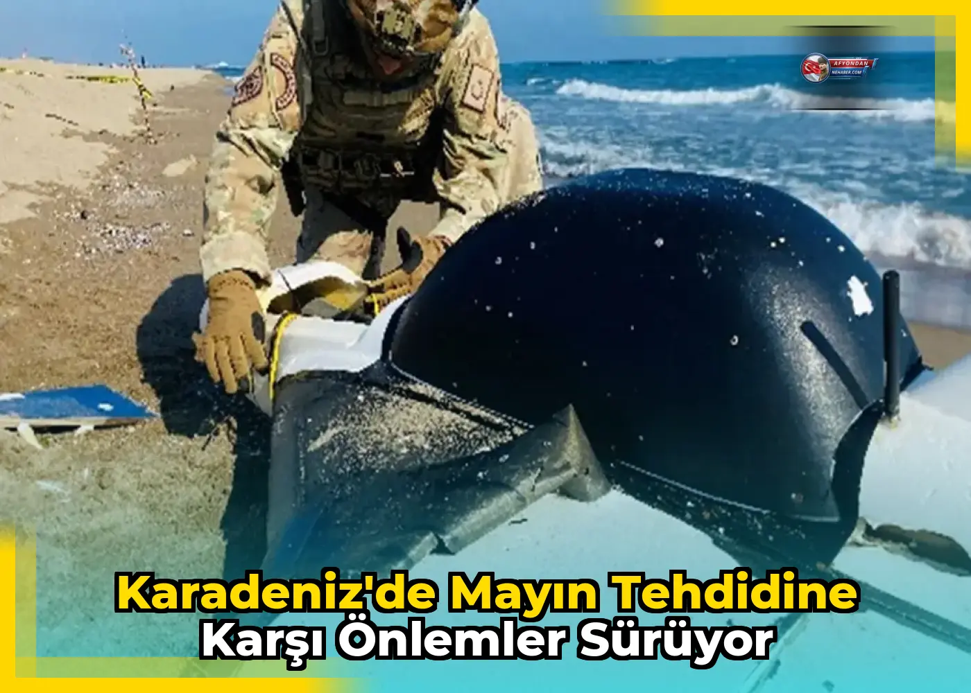 Karadeniz'de mayın tehdidine karşı önlemler sürüyor