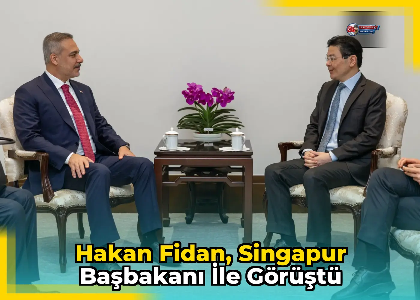 Hakan Fidan, Singapur Başbakanı ile Görüştü