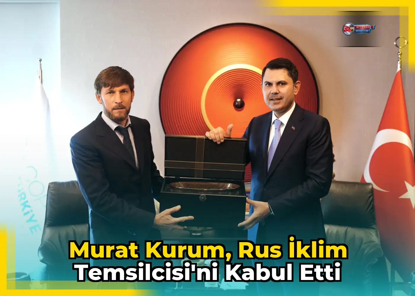 Murat Kurum, Rus İklim Temsilcisi'ni kabul etti