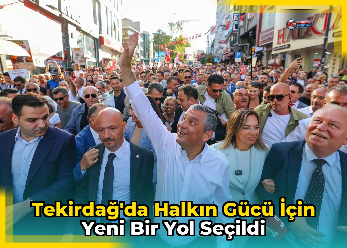 Tekirdağ'da halkın gücü için yeni bir yol seçildi