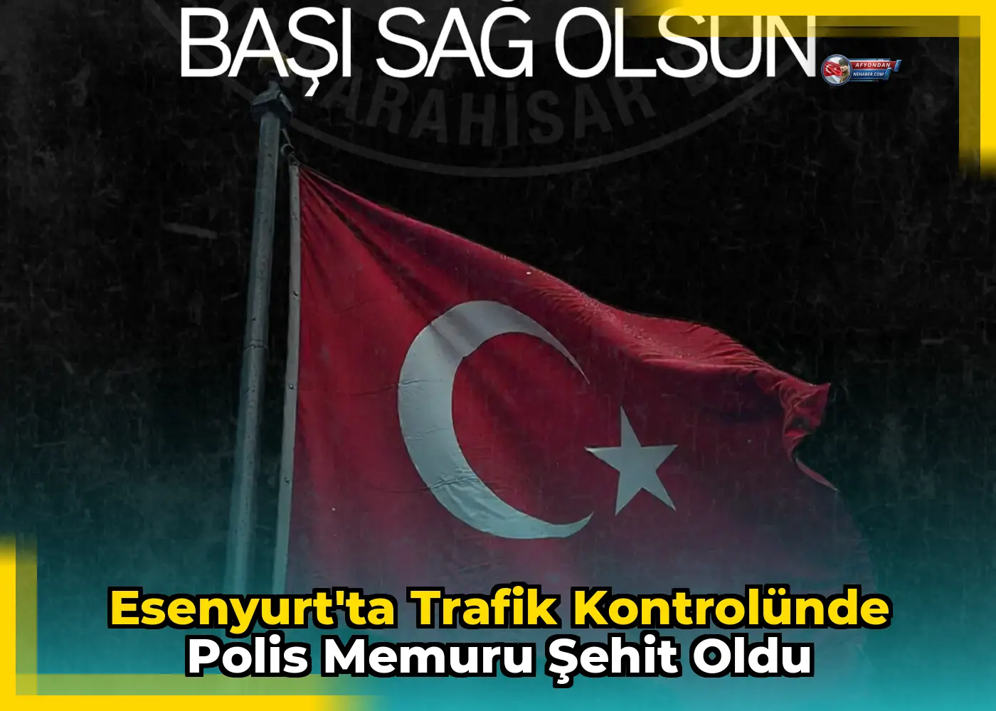 Esenyurt'ta trafik kontrolünde polis memuru şehit oldu
