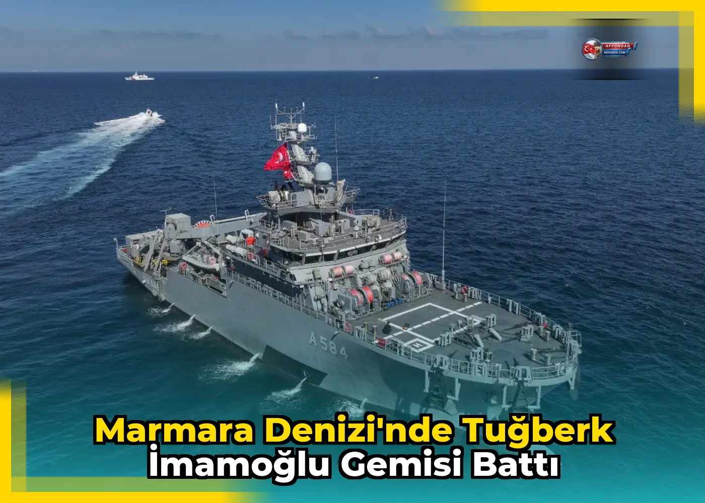 Marmara Denizi'nde Tuğberk İmamoğlu Gemisi Battı