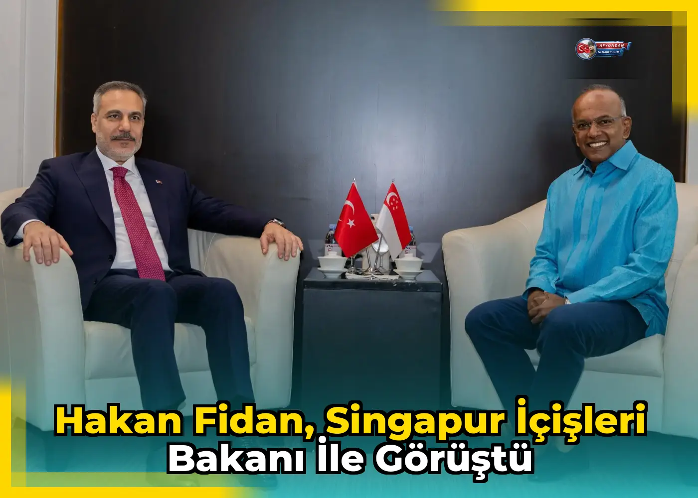 Hakan Fidan, Singapur İçişleri Bakanı ile görüştü