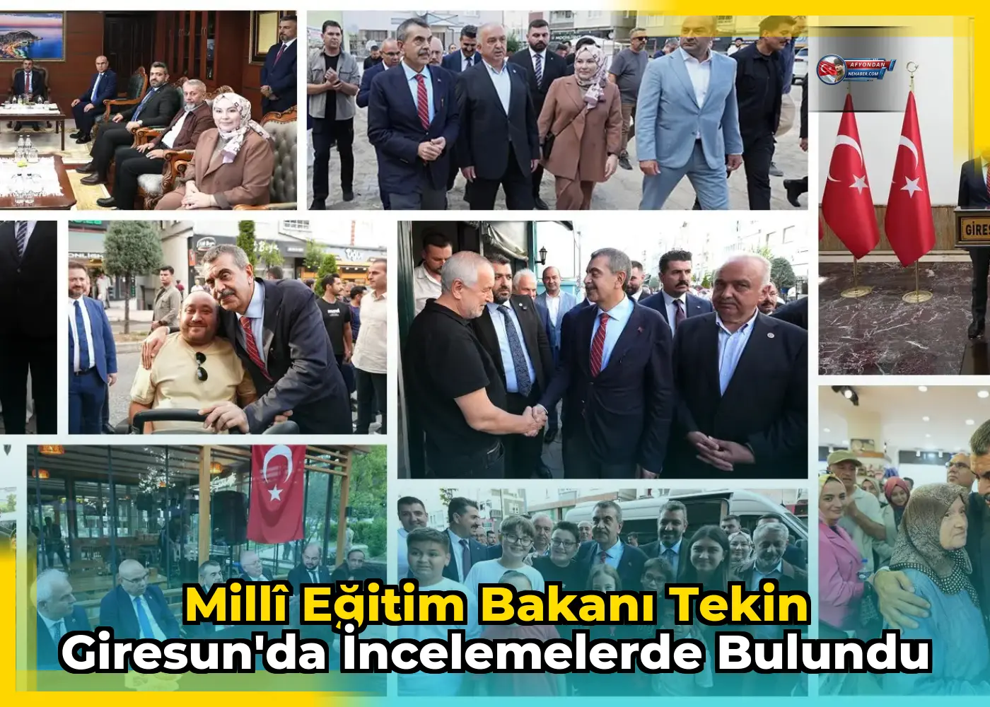 Millî Eğitim Bakanı Tekin Giresun'da İncelemelerde Bulundu