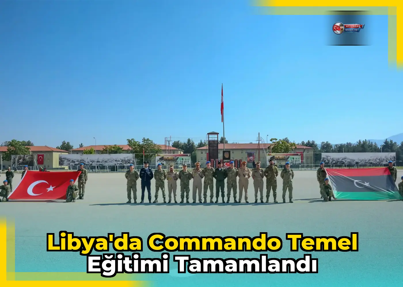 Libya'da Commando Temel Eğitimi Tamamlandı